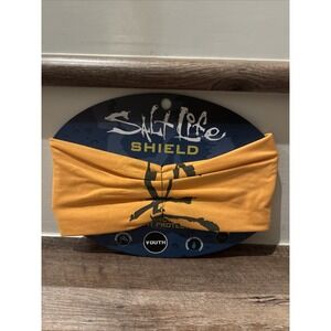 SALT LIFE  Face Shield/Gaiter Orange - NEW - Youth OSFM